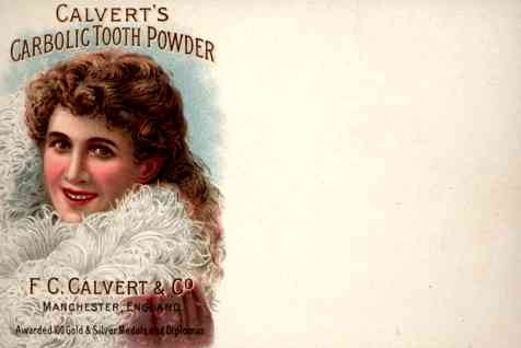 Smiling Girl Advert Carbolic Tooth Powder