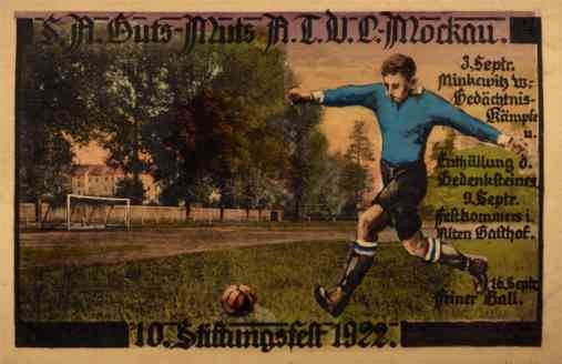 Soccer Player Competition Germany 1922