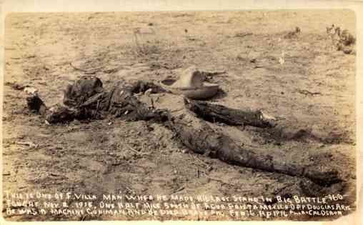 Mexican Border War Dead Machine Gun Man RP