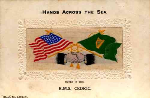 Ocean Liner Cedric Hands Woven Silk