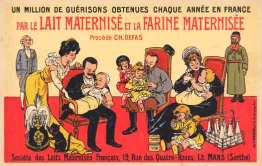 Kaiser Wilhelm Tsar Tsarina Feeding Babies Advert