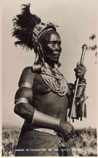 Black Woman Witch Doctor Real Photo