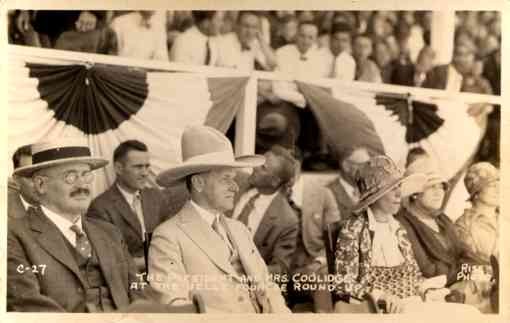 President Coolidge Belle Fourche Round RP