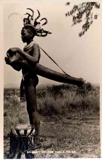 Africa Drummer of Kuria Tribe Real Photo