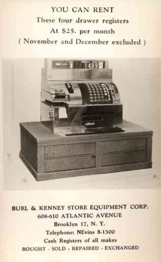 Advert Cash Register Real Photo