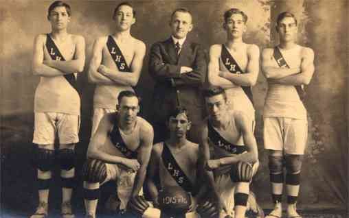 Basketball Team Real Photo