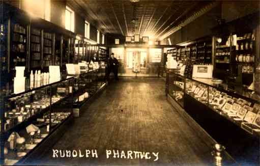 Rudolph Pharmacy Interior Real Photo