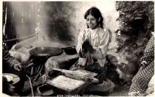 Mexican Tortillas Maker Brehme Real Photo