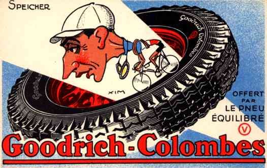 Champion Bicyclist Speicher Advert Tires French