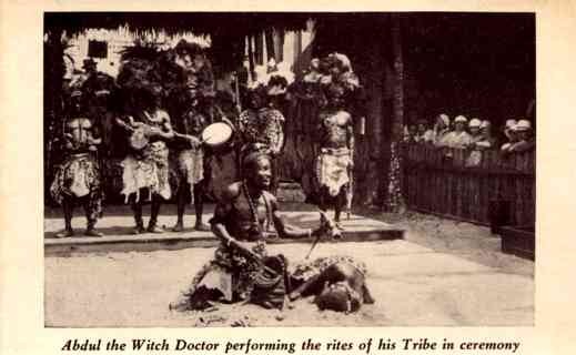 Black Witch Doctor Showing Skills at Chicago Expo