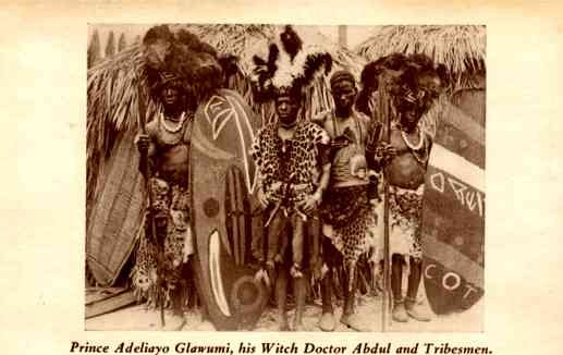 Black Prince Witch Doctor Tribesmen Chicago Expo