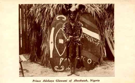 1933 Chicago Expo Africa Nigeria Black Prince
