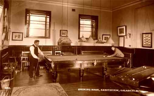 UK Galashiels Billiards Players Smoking Room RP