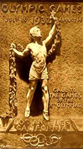 Olympic Games 1932 Athlete Real Photo