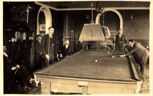 People Playing Billiard at Home Real Photo