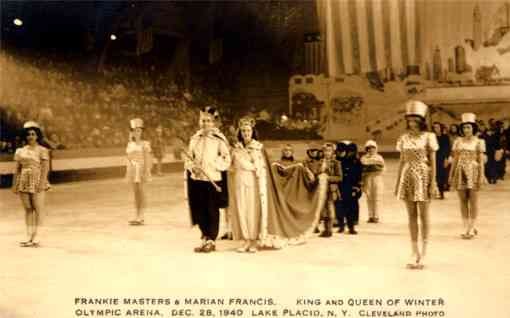 NY Lake Placid Olympics 1940 King Queen RP