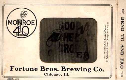 IL Chicago Brewing Co. Moving Picture Novelty