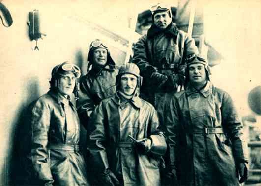 Russian Pilots Rescuers of Polar Explorers