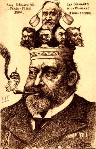 British King Edward VII Orens Political Satire