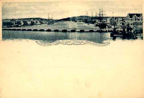 Dutch West Indies Curacao Port Steamer