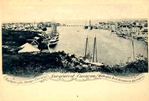 Dutch West Indies Curacao View Sailboats