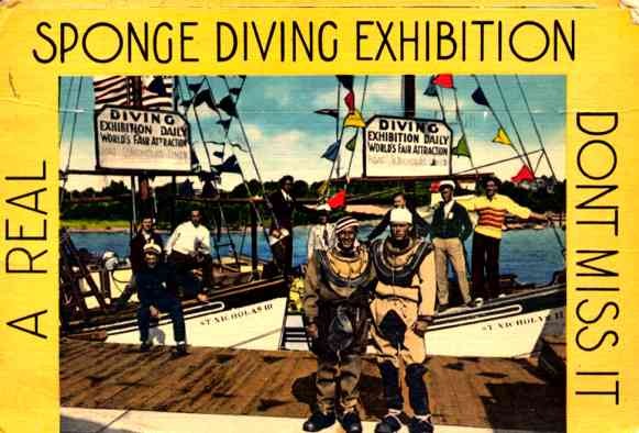 Sponge Diver Exhibition FL Tarpon Springs Set