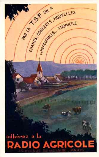 Radio Waves Agriculture Advert French