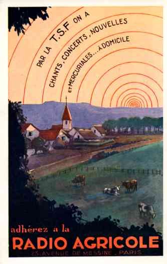 Radio Waves Agriculture Advert French