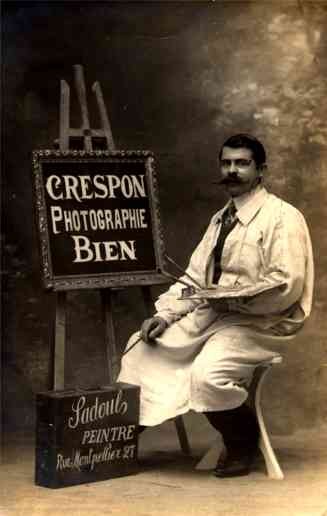 Sign Painter's Advertising Real Photo