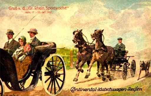 Advert Tires Horse-Drawn Carriage