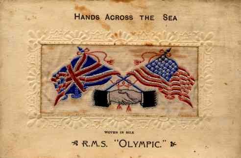 Woven Silk Ocean Liner Olympic