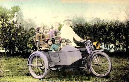 Mrs Suman Family Riding Harley-Davidson