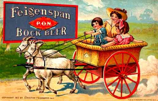 Advert Beer Goat-Drawn Carriage Ride