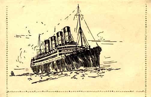 Cunard Ocean Liner Mauretania