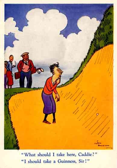 Golfers Advert Beer Guinness