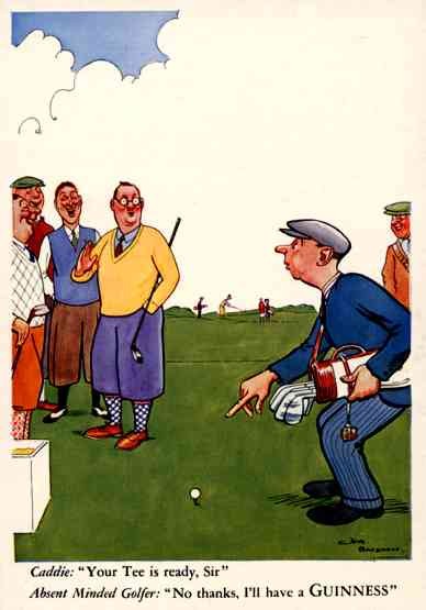 Laughing Golf Players Advert Beer Guinness