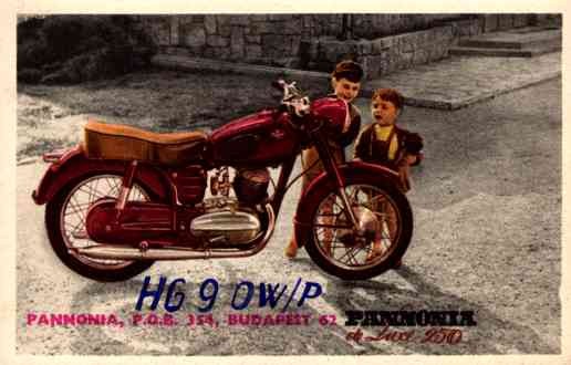 Children adoring Motorcycle Hungarian Advert