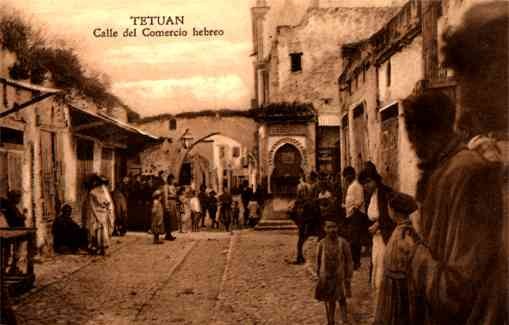 Morocco Tetuan Jewish Street