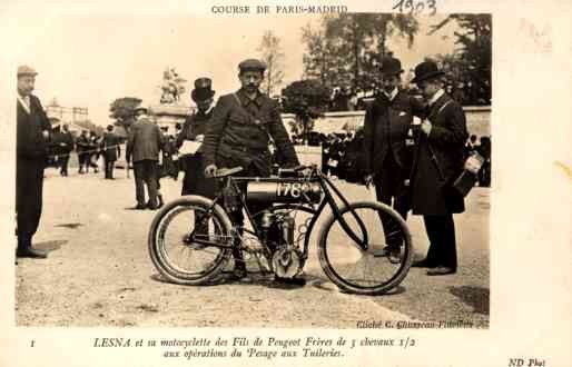 Motorcycle Racer Real Photo French