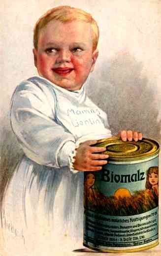 Baby Smiling at Biomalz Nutrition German