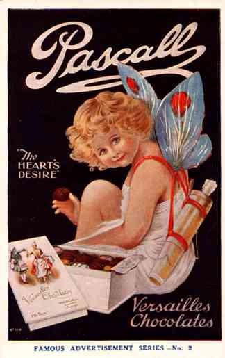 Advert Chocolate Cupid Bow British