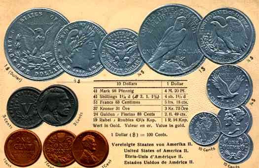 American Silver Dollar Coins Indian German