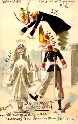 Kaiser Wilhelm Satire French