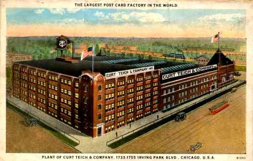 Teich Postcard Factory Novelty