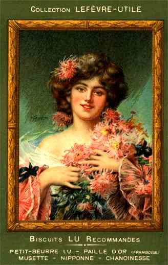 Advert Biscuits Lady Asters French