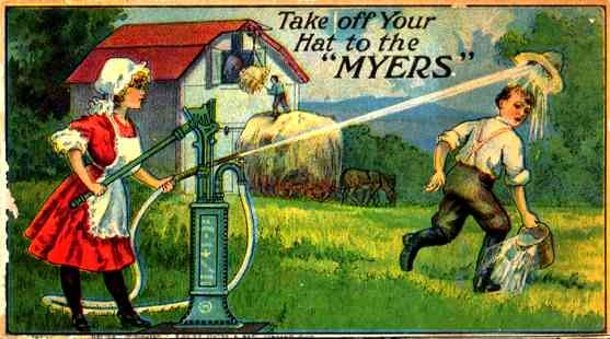 Advert Water System Farming Novelty