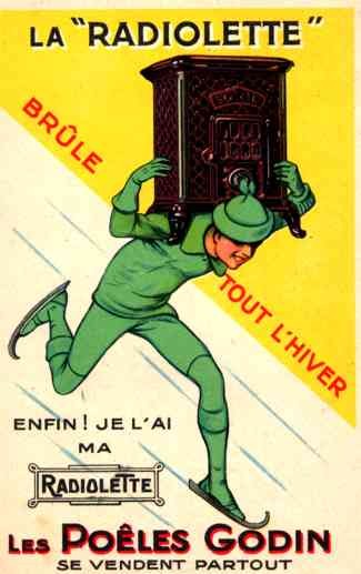Advert Stove Skating French