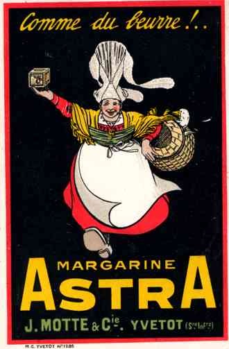 Advert Margarine Chef French