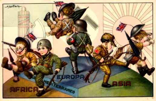 WWII Military Fascist Propaganda Italian