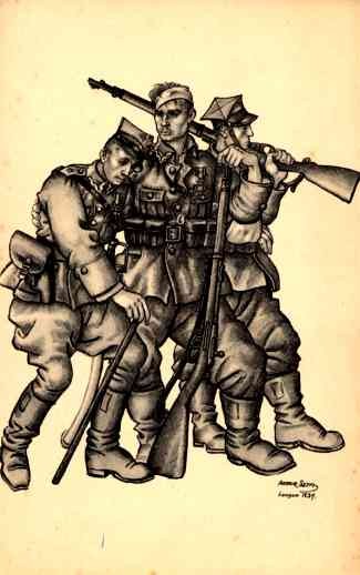 Szyk Soldiers WWII
